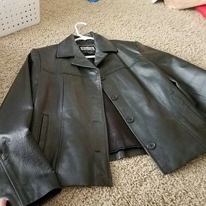 Leather jacket